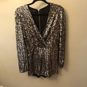 Glam sequin romper